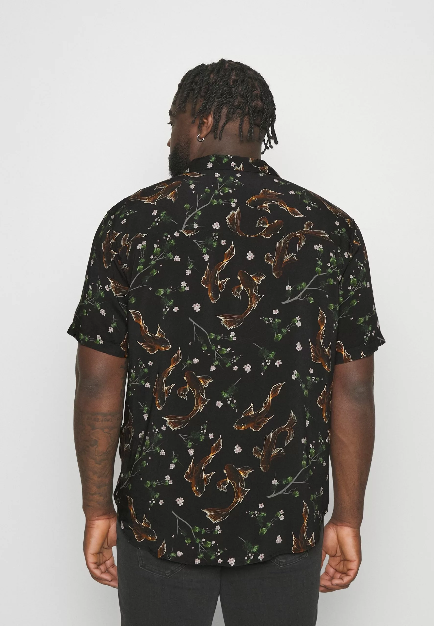 Pier One ASIAN PRINT RESORT - Overhemd - Black 4 Pier One ASIAN PRINT RESORT - Overhemd - Black - Afbeelding 3